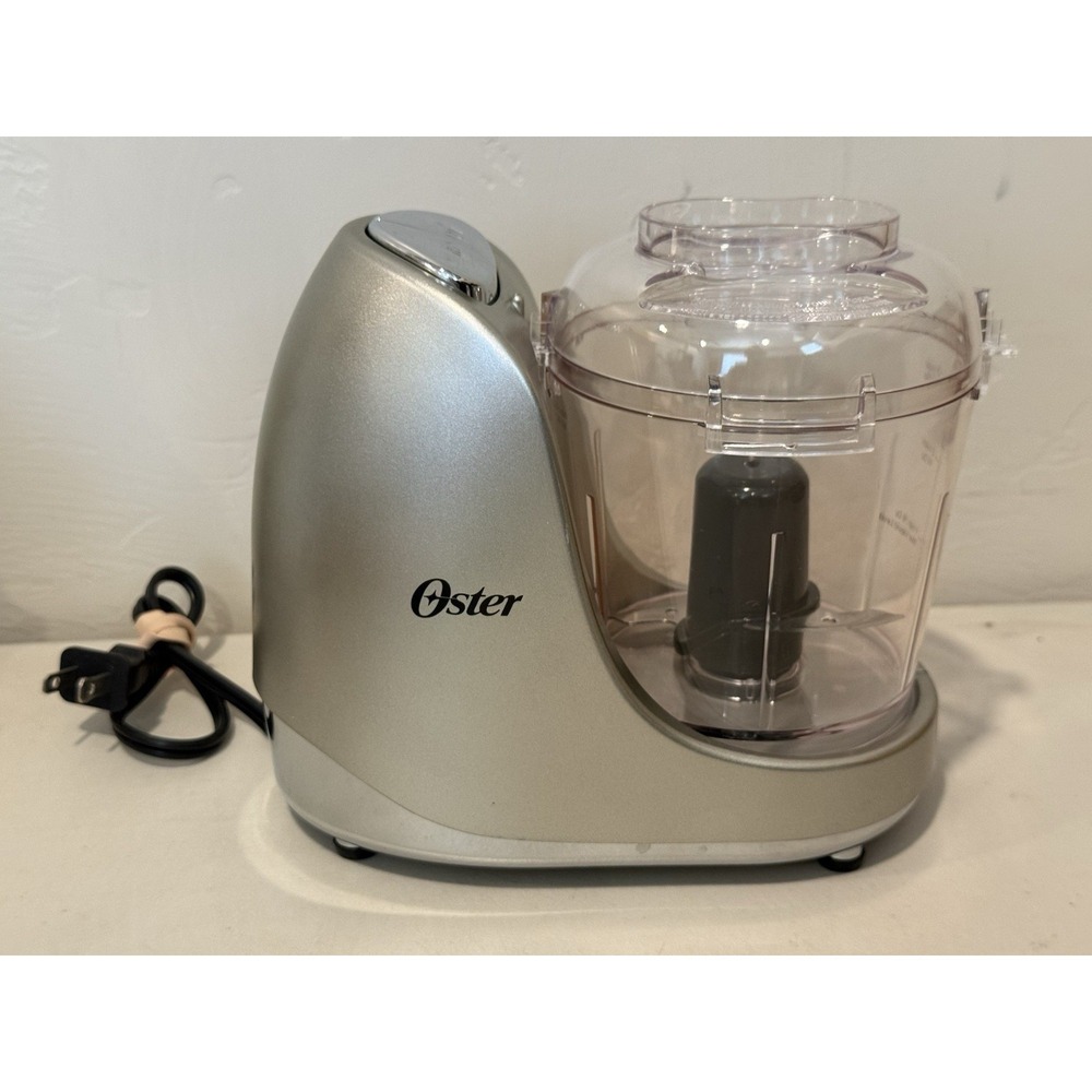 Oster Mini Food Chopper 2 Speed 3 Cups Black - Clean & Tested -‎ Ready For Use